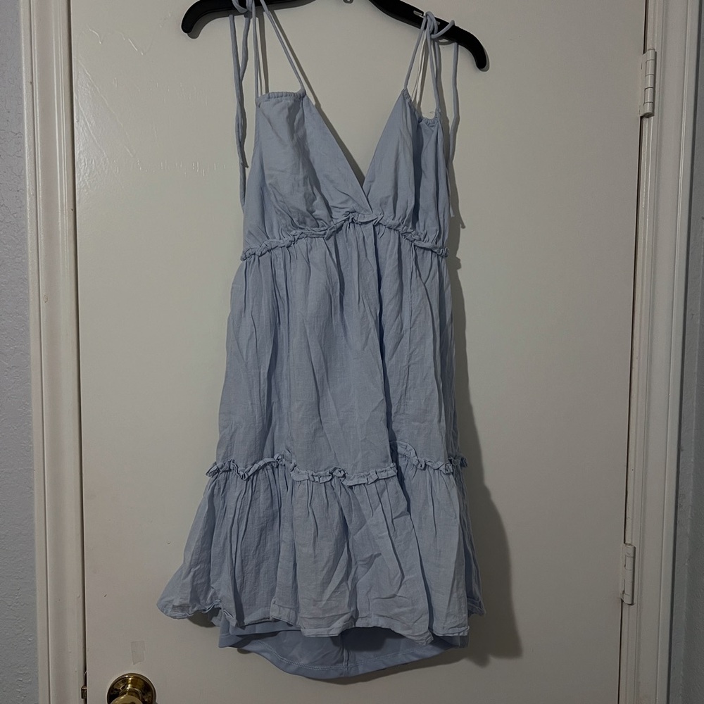 Light Blue Strappy Dress
